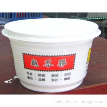Round Bowl White Disposable Dessert Cups Eco Friendly 350ml